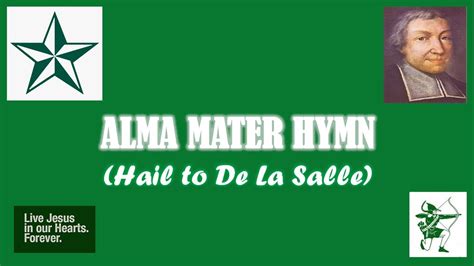 hail hail alma mater hail to de la salle|Hail to thee our Alma Mater! – The LaSallian.